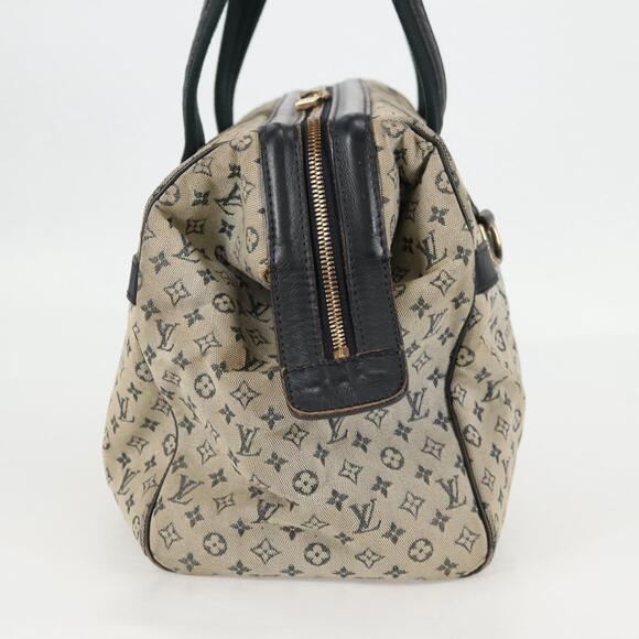 LOUIS VUITTON Monogram Mini Josephine GM Hand Bag Blue M92211 - Picture 4 of 13